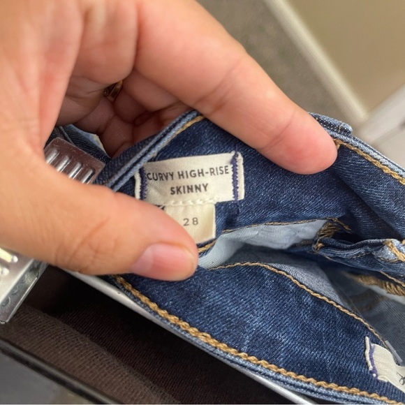 Madewell Women’s Curvy High Rise Skinny Denim Jeans Sz 28 - Picture 10 of 10